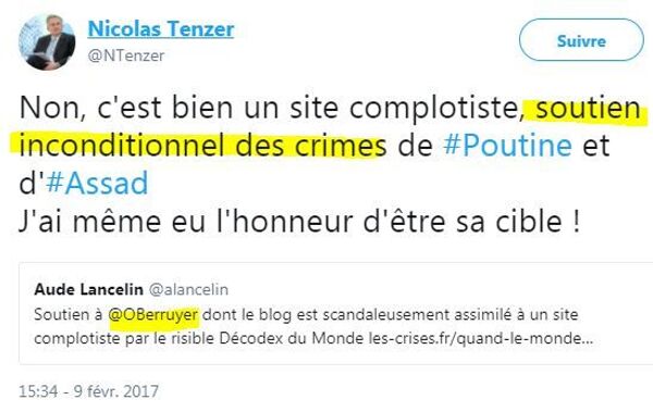 Procès d’Olivier Berruyer contre Le Monde: qui peut-on traiter de complotiste? Procès d’Olivier Berruyer contre Le Monde: qui peut-on traiter de complotiste? - Sputnik Afrique