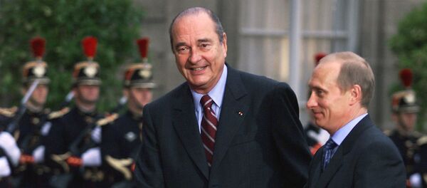 Jacques Chirac et Vladimir Poutine - Sputnik Afrique