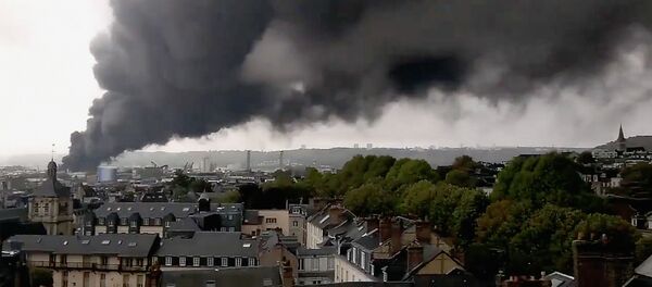 L’incendie de l'usine Lubrizol de Rouen - Sputnik Afrique