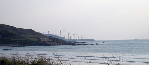 Le nouveau chantier de Flamanville vu depuis Siouville-Hague (Manche, Normandie, France) - Sputnik Afrique