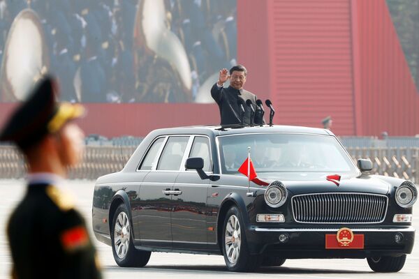 Défilé consacré au 70e anniversaire de la République populaire de Chine à Pékin
 - Sputnik Afrique