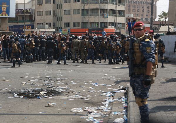 Bagdad de nouveau en flammes: manifestations antigouvernementales en Irak
 - Sputnik Afrique