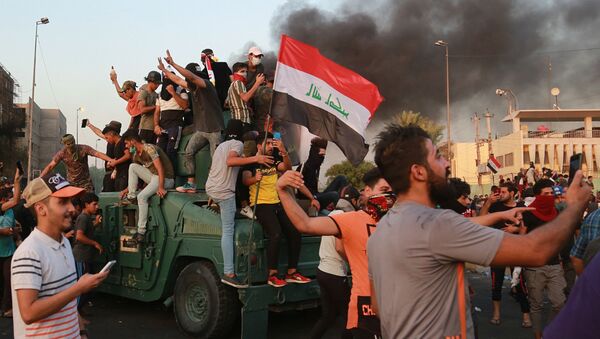 Une manifestation antigouvernementale en Irak - Sputnik Afrique