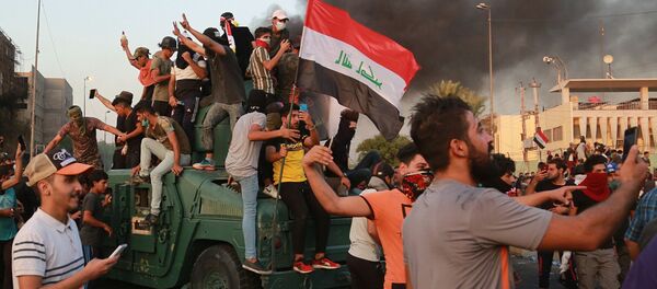 Une manifestation antigouvernementale en Irak - Sputnik Afrique
