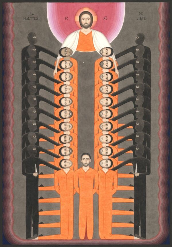L’icône moderne «Les Martyrs de Libye» débarque au Petit Palais L’icône moderne «Les Martyrs de Libye» débarque au Petit Palais - Sputnik Afrique