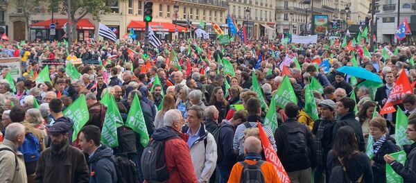 Manif pour tous: défilé à Paris contre la PMA, 6 octobre 2019 - Sputnik Afrique