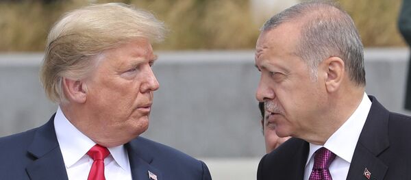 Donald Trump et Recep Tayyip Erdogan (archive photo) - Sputnik Afrique