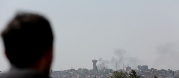 Situation près de la frontière entre la Turquie et la Syrie Situation près de la frontière entre la Turquie et la Syrie - Sputnik Afrique