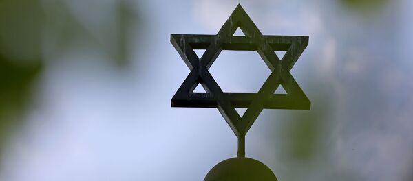 Étoile de David sur la synagogue de la communauté juive à Halle,  en Allemagne  - Sputnik Afrique