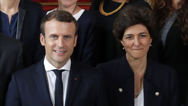 Emmanuel Macron et Sylvie Goulard, le 18 mai 2017 - Sputnik Afrique