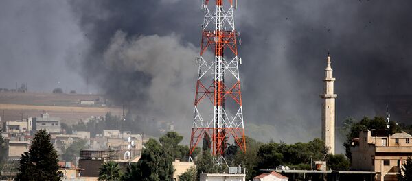 Bombardements turcs près de la ville syrienne de  Ras al-Aïn - Sputnik Afrique