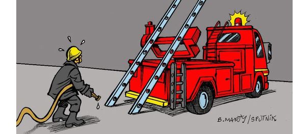 Insécurité, conditions de travail, les pompiers manifestent à Paris - Sputnik Afrique