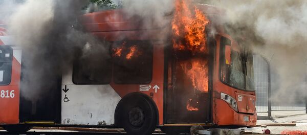 émeutes à Santiago émeutes à Santiago - Sputnik Afrique