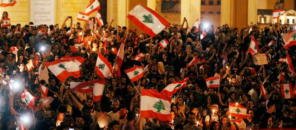 Une manifestation au Liban  - Sputnik Afrique