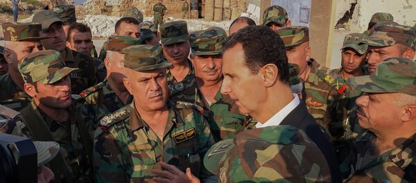 Bachar al-Assad à Idlib - Sputnik Afrique
