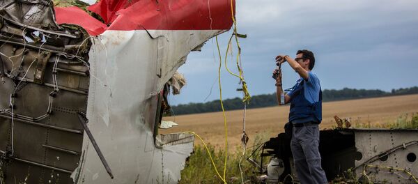 Des experts de l'OSCE sur les lieux du crash d'un Boeing 777 de Malaysia Airlines dans le Donbass (juillet 2014) - Sputnik Afrique