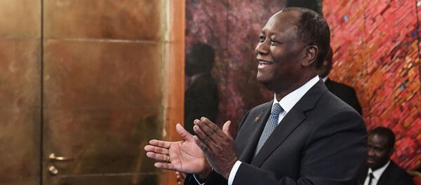 Le Président de Côte d'Ivoire Alassane Ouattara - Sputnik Afrique
