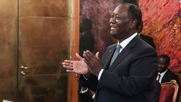 Le Président de Côte d'Ivoire Alassane Ouattara - Sputnik Afrique