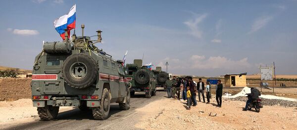 des véhicules blindés russes à Kobané, image d'illustration - Sputnik Afrique