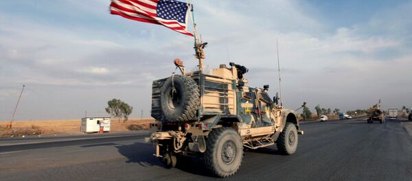 Des véhicules militaires américains en Irak  - Sputnik Afrique