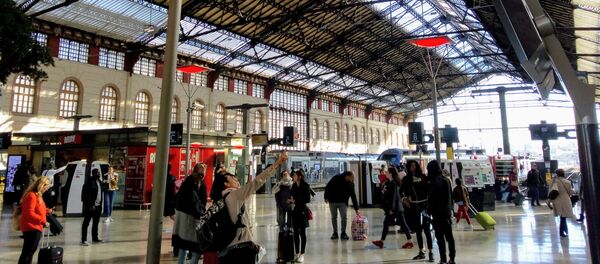 Concourse of Saint Charles Station, Marseille, France, in 2019 Concourse of Saint Charles Station, Marseille, France, in 2019 - Sputnik Afrique