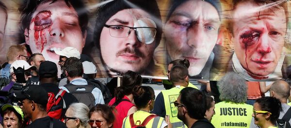 Portraits de protestataires blessés  - Sputnik Afrique