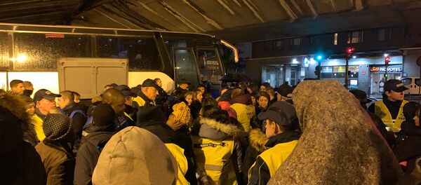 l’évacuation du camp de migrants porte de la Chapelle, 7 novembre 2019 - Sputnik Afrique