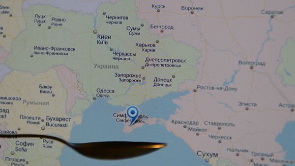 La Biélorussie, l'Ukraine et la Russie sur une carte en ligne (image d'illustration) - Sputnik Afrique