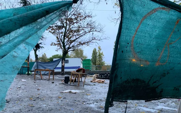 L'évacuation du camp de migrants de la Porte de la Chapelle - Sputnik Afrique