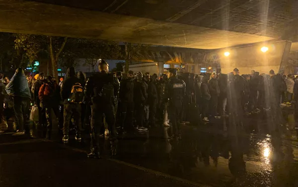 L'évacuation du camp de migrants de la Porte de la Chapelle - Sputnik Afrique