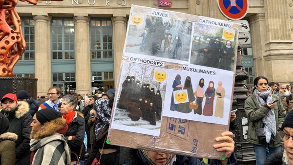 La marche contre l'islamophobie à Paris 10 novembre 2019 - Sputnik Afrique