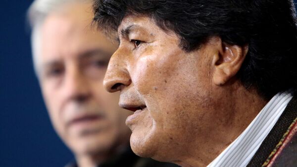 Evo Morales et Alvaro Garcia Linera - Sputnik Afrique