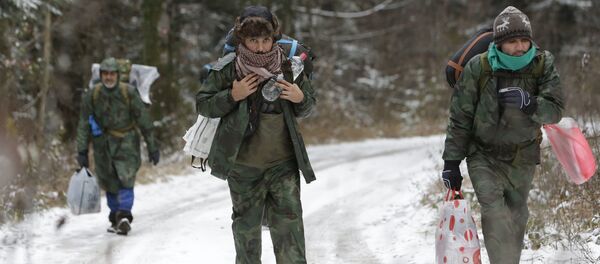 Des migrants en Bosnie-Herzégovine - Sputnik Afrique