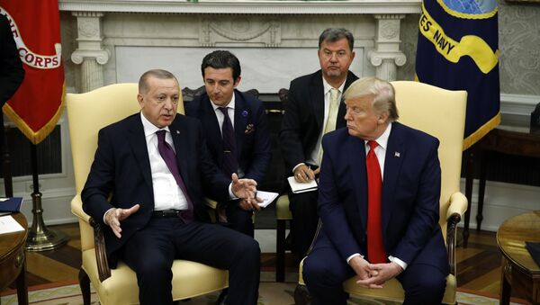 Recep Tayyip Erdogan et Donald Trump - Sputnik Afrique