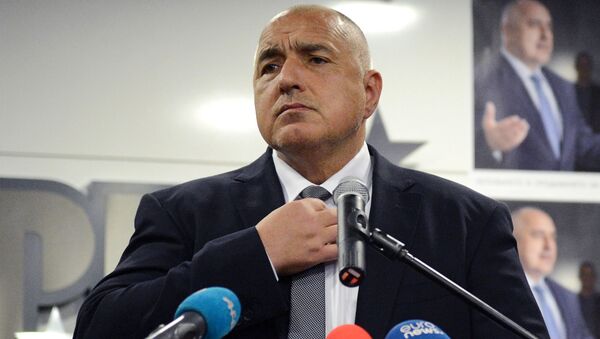 Лидер политической партии Граждане за европейское развитие Болгарии Бойко Борисов - Sputnik Afrique