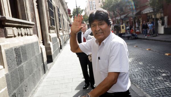 Evo Morales au Mexique - Sputnik Afrique