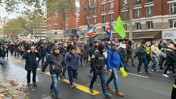 Acte 53 des Gilets jaunes à Paris, 16 novembre 2019 - Sputnik Afrique
