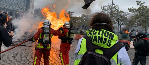 Acte 53 des Gilets Jaunes, Paris 16 novembre - Sputnik Afrique