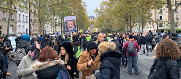 Gilets jaunes à Paris, image d'illustration Gilets jaunes à Paris, image d'illustration - Sputnik Afrique