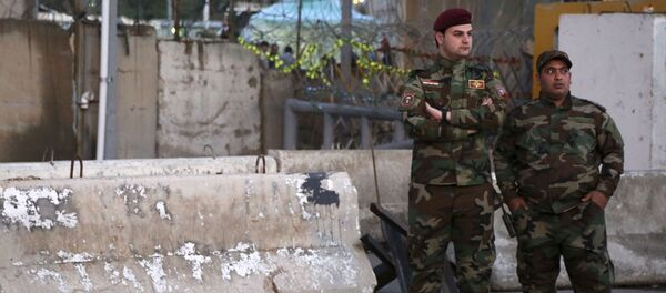 La police irakienne près de la Zone verte à Bagdad - Sputnik Afrique