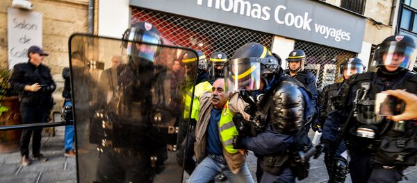 Acte 52 des Gilets jaunes à Montpellier, le 9 novembre - Sputnik Afrique