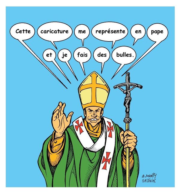 Emmanuel Macron «voulait être Pape dans sa jeunesse», selon Pierre-Jean Chalençon - Sputnik Afrique