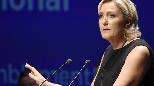Présidente du RN Marine Le Pen - Sputnik Afrique