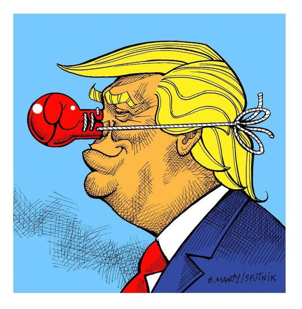 Trump se présente en Rocky, torse nu, sur Twitter - photo - Sputnik Afrique