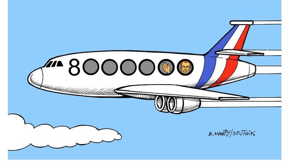 8 millions d’euros de voyages en avion pour Macron et l’Élysée en 2018 - Sputnik Afrique
