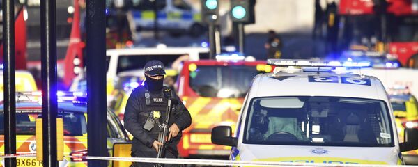 Une attaque au couteau sur le pont de Londres, le 29 novembre 2019 - Sputnik Afrique