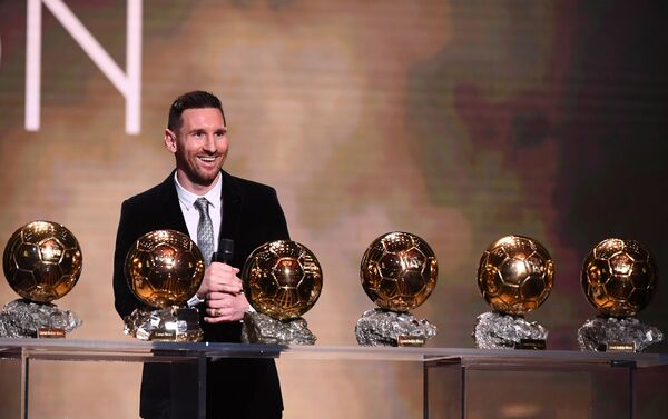 Le footballeur argentin Lionel Messi lors de la cérémonie du Ballon d'or à Paris - Sputnik Afrique