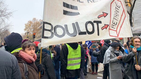 Manifestation contre la réforme des retraites à Paris, 5 décembre 2019 - Sputnik Afrique