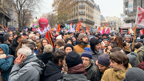 Manifestation contre la réforme des retraites à Paris, 5 décembre 2019 - Sputnik Afrique
