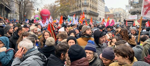 Manifestation contre la réforme des retraites à Paris, 5 décembre 2019 - Sputnik Afrique